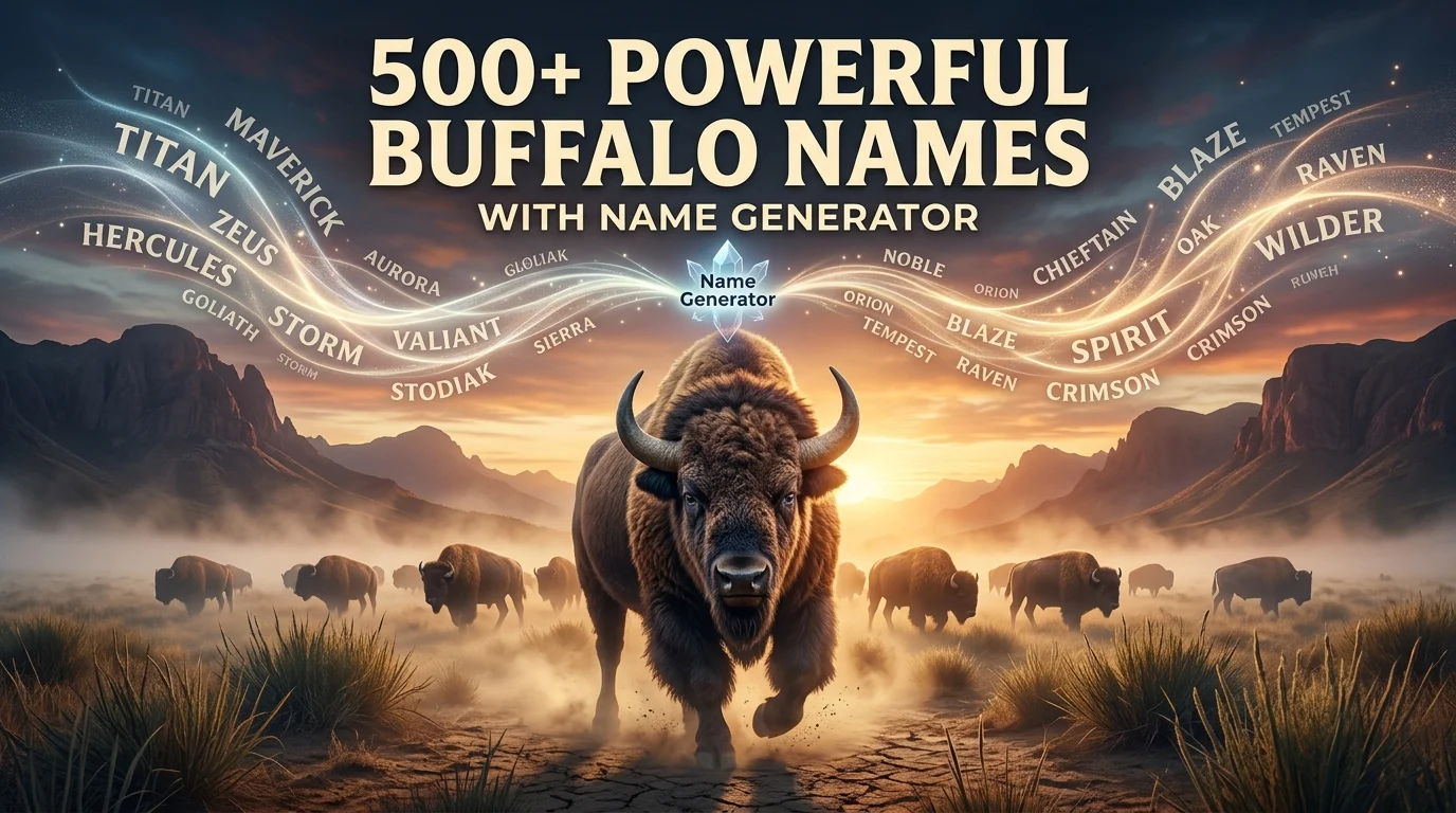 buffalo-names-with-name-generator