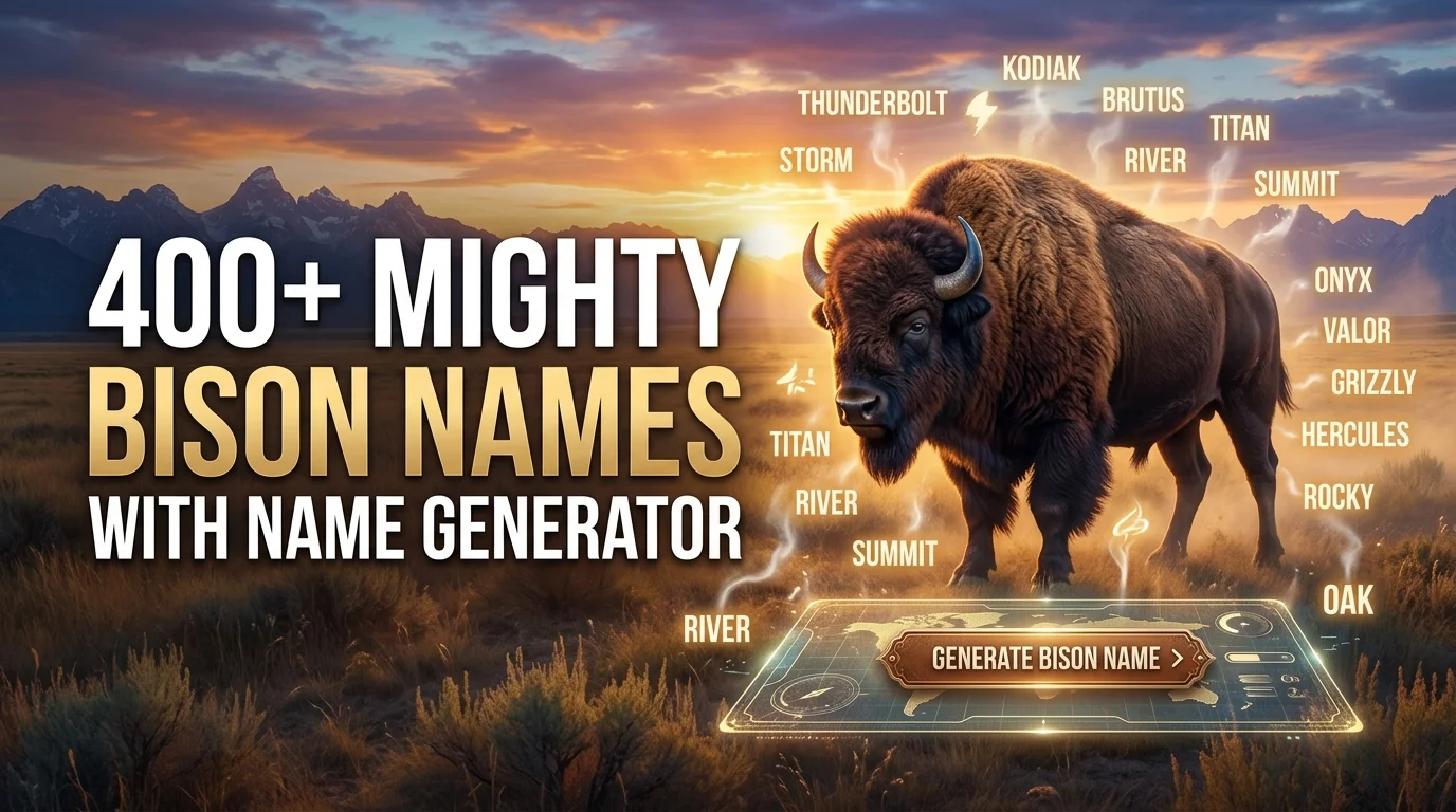 bison-names-with-name-generator