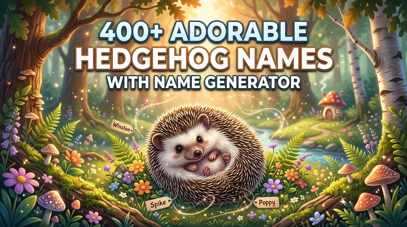 hedgehog-names-with-name-generator